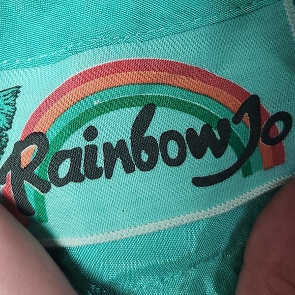 Blue Crop Tank Top - Picture 4 of 4